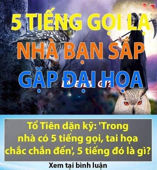 Tổ Tiên dặn kỹ: ‘Trong nhà có 5 tiếng gọi, tai họa chắc chắn đến’, 5 tiếng đó là gì?