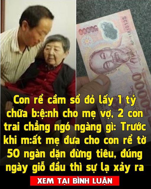 Con rể hết lòng chăm sóc mẹ vợ lúc đau ốm…