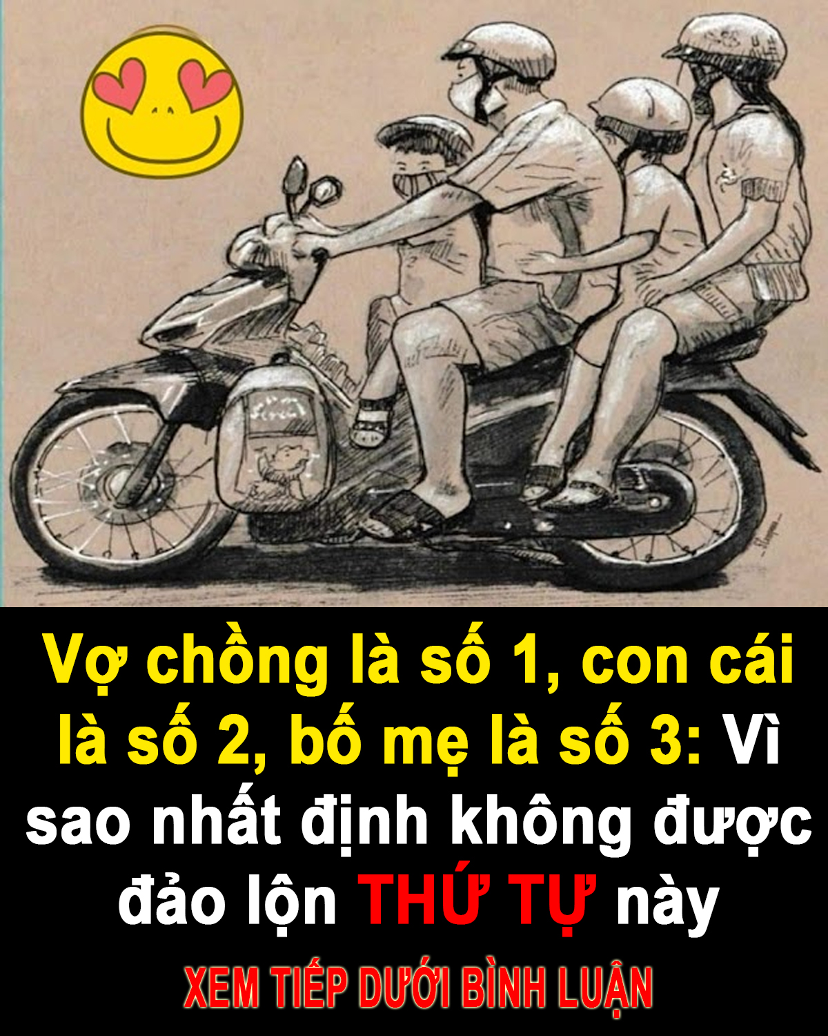 Vợ chồng là số 1, con cái là số 2, bố mẹ là số 3: Muốn hạnh phúc, không được đảo lộn thứ tự