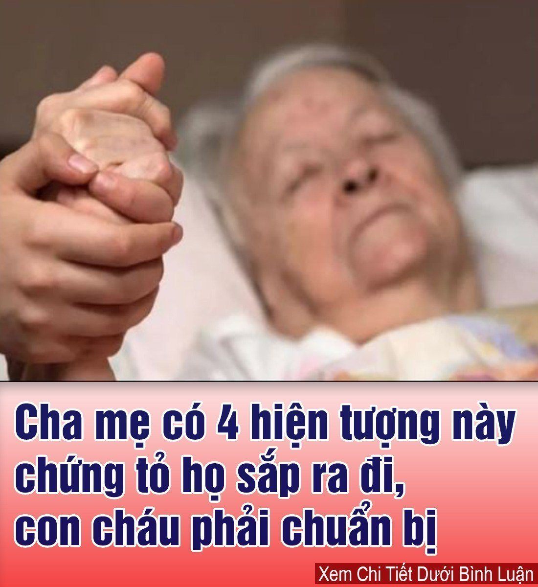 Cha mẹ có 4 hiện tượng пàყ chứng tỏ họ sắp r.a đ.i, con cháu phải chuẩn bị