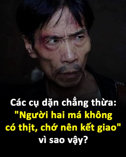 Các cụ dặn chẳng thừa!