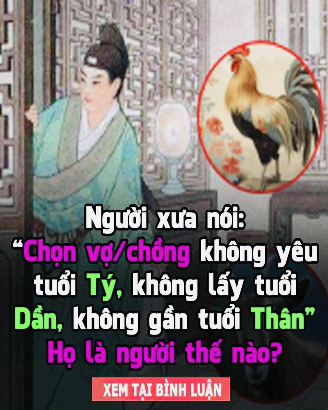 Người xưa nói: “Chọn vợ/chồng không yêu tuổi Tý, không lấy tuổi Dần, không gần tuổi Thân” Họ là người thế nào? XEM TẠI BÌNH LUẬN