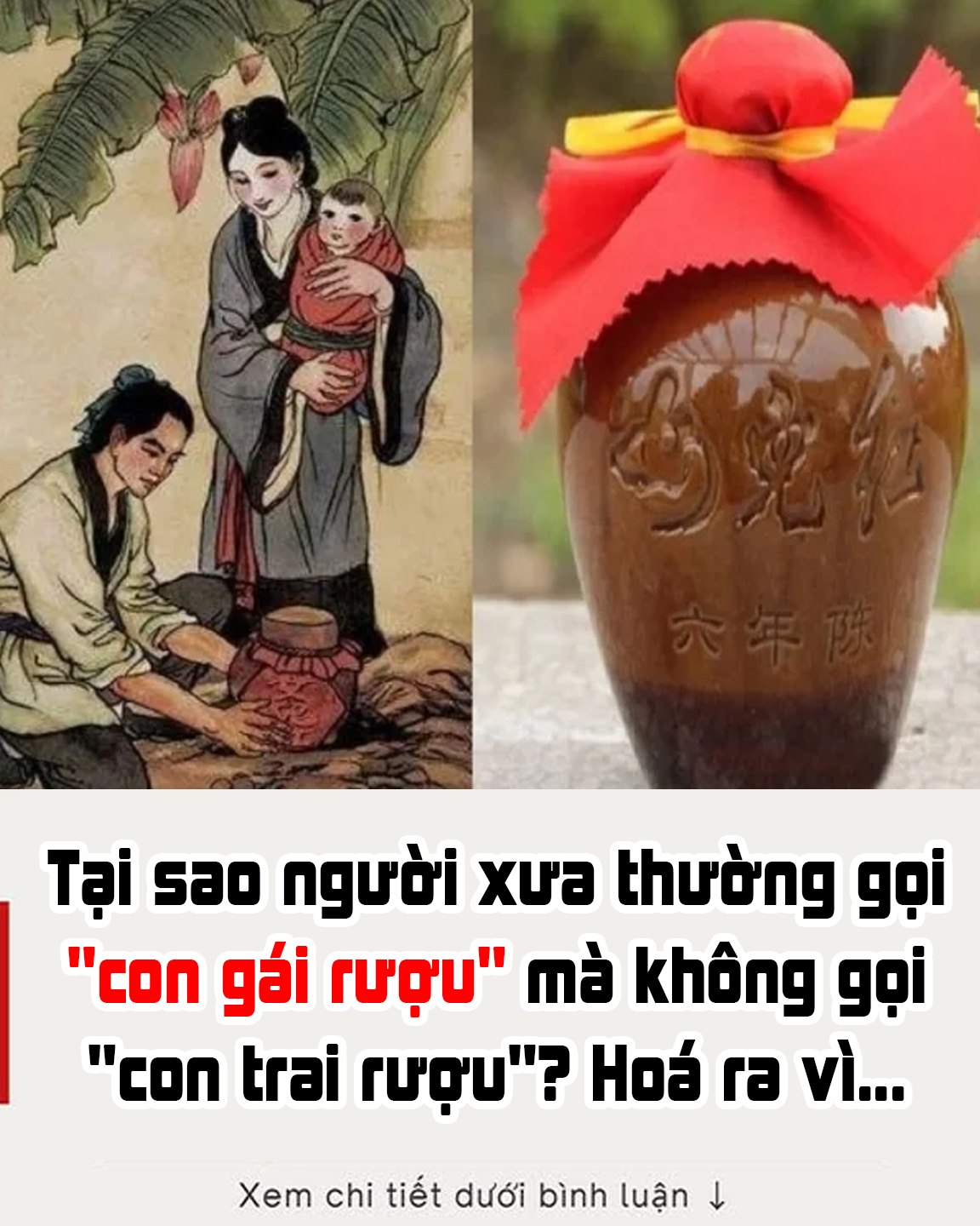 Tại sao người xưa thường gọi “con gái rư/ợ/u” mà không gọi “con trai rư/ợ/u”? Hoá ra vì lý do này