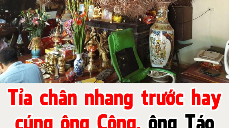 Tỉa chân nhang trước hay cúng ông Công, ông Táo trước? Tưởng đơn giản mà không biết là mất lộc