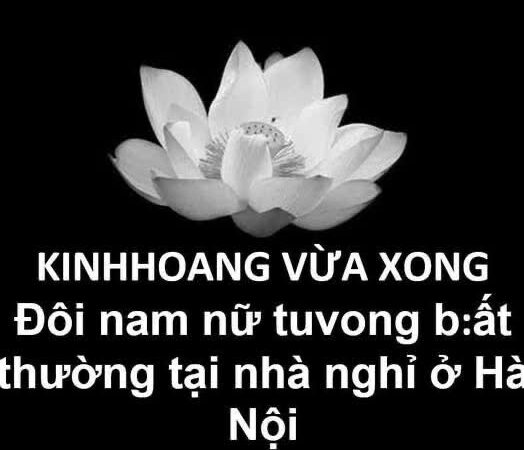 đôi nam n ữ t ử  v o n g tại nhà nghỉ ở khu đô thị Linh Đàm.