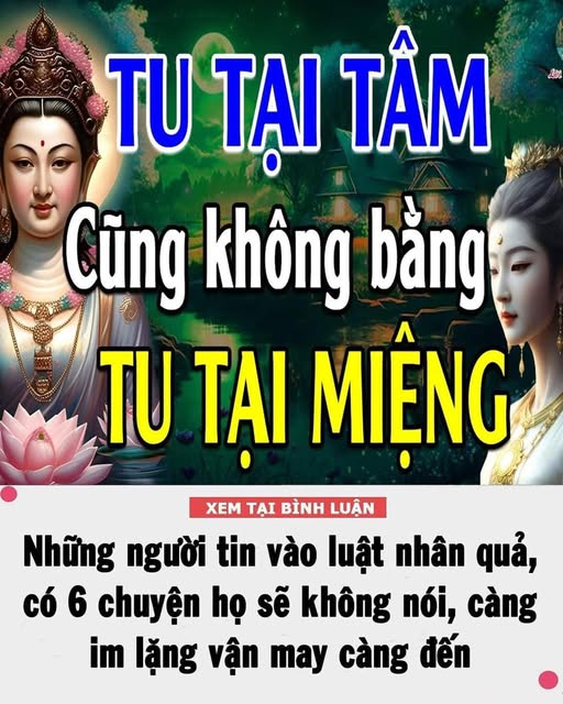 6 điều này người tin vào luật nhân quả không hé miệng nói, càng im lặng công đức càng lớn