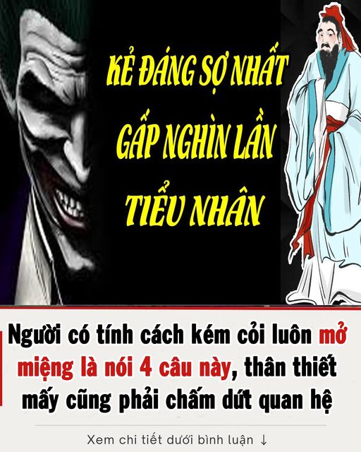 Người có tính cách kém cỏi luôn mở miệng là nói 4 câu này, thân thiết mấy cũng phải chấm dứt quan hệ