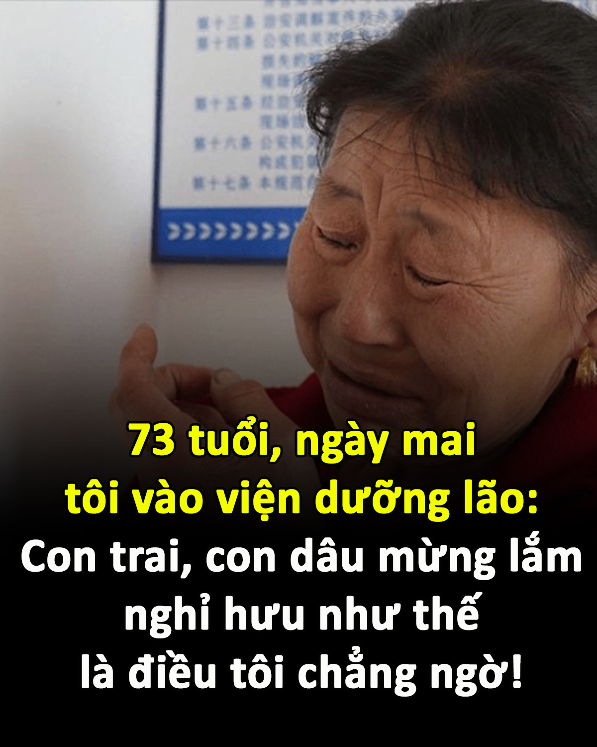 Con trai, con dâu mừng lắm! 🙁