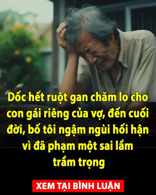 Dốc hết ruột gan chăm lo cho con gái riêng của vợ, đến cuối đời, bố tôi ngậm ngùi hối hận vì đã phạm một sai lầm trầm trọng 👇👇👇