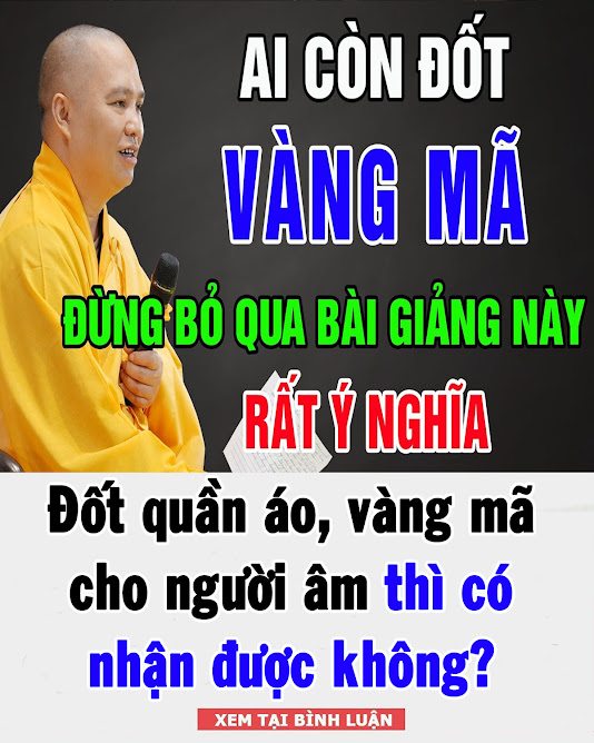 Có nên đốt vàng mã cho người thân ƌɑ̃ m;ất? 👇