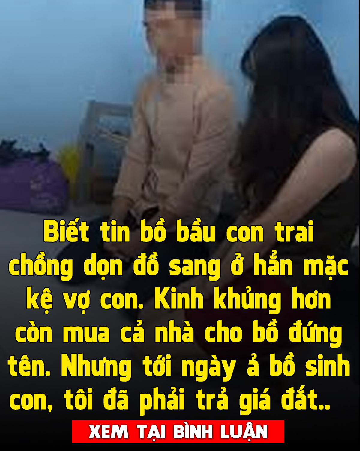 Ngày bồ đẻ chồng quỳ dưới chân vợ 😂