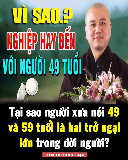 Tại sao người xưa nói 49 và 59 tuổi là hai trở ngại lớn trong đời người? 👇👇👇