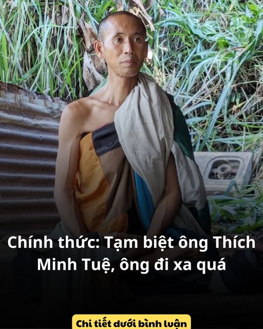 Chính thức: Tạm biệt thầy Thích Minh Tuệ thật không thể ngờ nghe mà xót xa CHI TIẾT DƯỚI BÌNH LUẬN 👇 👇 👇