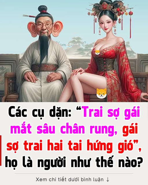 Trai sợ gái mắt sâu chân rung, gái sợ trai hai tai hứng gió