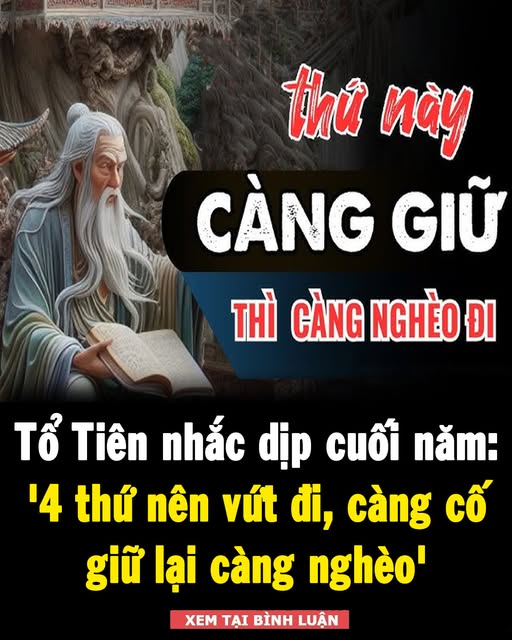 Tổ tiên dặn : Vứt ngay thứ này ra khỏi nhà nếu không muốn ng:hèo mạt ki:ếp 👇👇👇