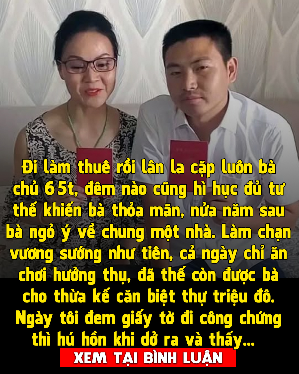 Hay là cậu dọn hẳn về đây, sống với tôi? Tôi đã cô độc quá lâu rồi… Tôi gật đầu cái rụp… để rồi 😱