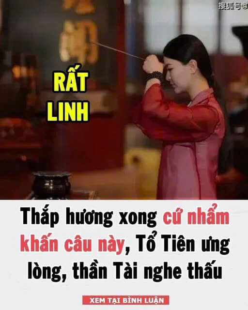 Thắp hương xong cứ nhẩm khấn câu này, Tổ Tiên ưng lòng, thần Tài nghe thấu 👇👇👇