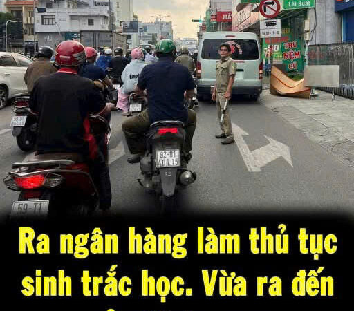 Làm thủ tục tại ngân hàng xong ra ngoài thì tuvong