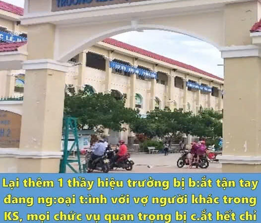 Lại thêm 1 thầy hiệu trưởng